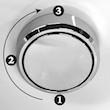 Deep Overflow Drain adds 2.5 inches of depth to Whirlpool Bathtub