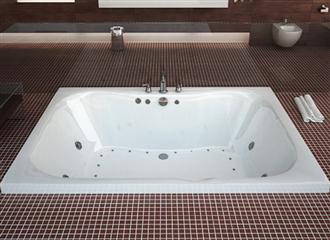 Neptune 4860 48" x 60" Two Person Air Tub Whirlpool Bathtub, Air Tub and Combination Bathtub