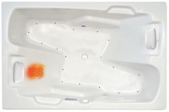 Aspen Two Person Whirlpool Bathtub, Combination Tub, and Air Tub