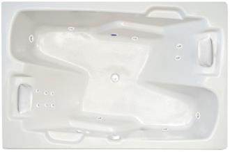 Aspen Two Person Whirlpool Bathtub, Air Tub and Combination Bathtub