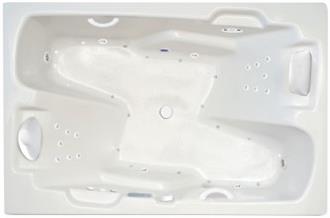 Aspen Two Person Whirlpool Bathtub, Air Tub and Combination Bathtub