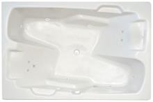 Aspen Two Person Whirlpool Bathtub, Air Tub and Combination Bathtub