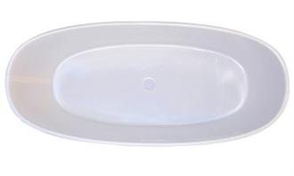 Bali 6228 5 Foot 62 Inch Oval Free Standing Two Person Whirlpool Bathtub, Air Tub and Combination Bathtub