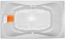 Cascade Two Person Whirlpool Bathtub, Air Tub and Combination Bathtub