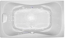 Cascade 6 Foot Two Person Whirlpool Bathtub, Air Tub and Combination Bathtub