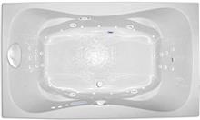 Cascade 6 Foot Two Person Whirlpool Bathtub, Air Tub and Combination Bathtub