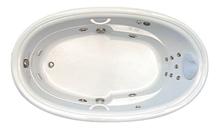 Eclipse 5.5 5 foot 5 inch Oval One Bather Whirlpool Bathtub, Air Tub and Combination Bathtub