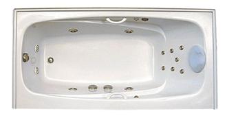 Escape 5.534 SKTF 5 Foot 6 Inch  Whirlpool Bathtub, Air Tub and Combination Bathtub