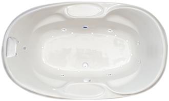 Fantasy 6 Foot 6 Inch Two Person Whirlpool Bathtub, Air Tub and Combination Bathtub