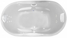 Fantasy 72 Inch Long Platinum Two Person Whirlpool Bathtub, Air Tub and Combination Bathtub