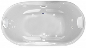 Fantasy 6 Foot Long Platinum Two Person Whirlpool Bathtub, Air Tub and Combination Bathtub