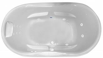 Fantasy 6 Foot Long Platinum Two Person Whirlpool Bathtub, Air Tub and Combination Bathtub