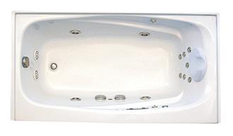 Mystique 5 60 Inch x 32 Inch Wide Replacement Whirlpool Bathtub, Air Tub and Combination Bathtub