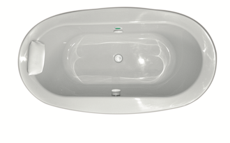 Ovale 6636 Free Standing Soaking Bathtub Two Person