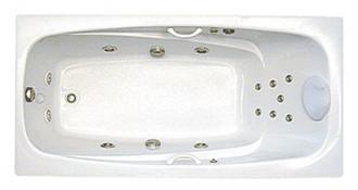 Serenity 5.5  5 Foot 6 Inch Single Bather Whirlpool Bathtub, Air Tub and Combination Bathtub