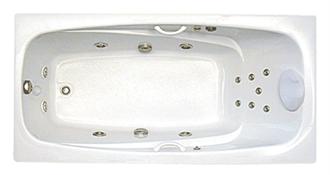 Serenity 5  5 Foot Single Person Whirlpool Bathtub, Air Tub and Combination Bathtub