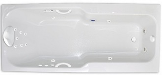 Serenity7 7 Foot 3 Inch  One Person Image Whirlpool Bathtub, Air Tub and Combination Bathtub