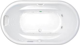 Tahoe 5 Foot 9 Inch Single Person Whirlpool Bathtub, Air Tub and Combination Bathtub