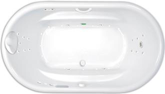 Tahoe 5 Foot 9 Inch Single Person Whirlpool Bathtub, Air Tub and Combination Bathtub