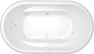 Tahoe 5 Foot 9 Inch Single Person Whirlpool Bathtub, Air Tub and Combination Bathtub