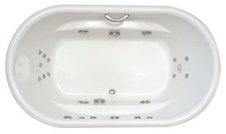 Tahoe 5 Foot 9 Inch One Person Whirlpool Bathtub, Air Tub and Combination Bathtub