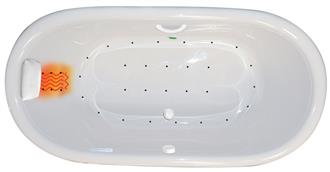 Tahoe 7444 SD 6 Foot luxury Air Jet Two Bather Whirlpool Bathtub, Air Tub and Combination Bathtub