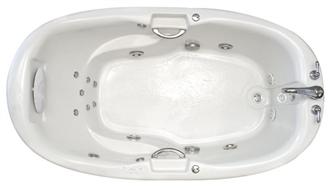Venetian 6 6 Foot Single Bather Whirlpool Bathtub, Air Tub and Combination Bathtub