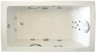 Zen 5.536 5 Foot 6 inch Whirlpool Bathtub, Air Tub and Combination Bathtub