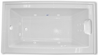 Zen 530SKTF 60 Inch Whirlpool, Air, Combination Bathtubs