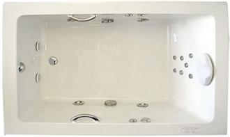 Zen 536 5 Foot Single Bather Whirlpool Bathtub, Air Tub and Combination Bathtub