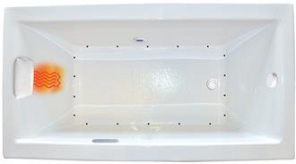 Zen 642 72" by 42" One Person Whirlpool Bathtub, Air Tub and Combination Bathtub