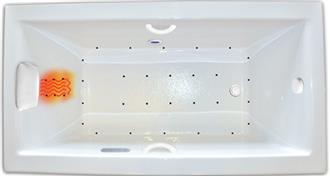 Zen 642 6 foot One Person Whirlpool Bathtub, Air Tub and Combination Bathtub