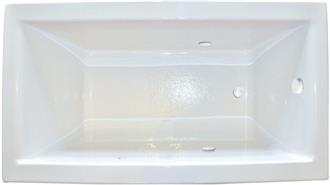 Zen 642 72" by 42" One Person Whirlpool Bathtub, Air Tub and Combination Bathtub