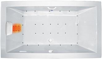 Zen 642 SD 6 Foot One Bather Whirlpool Bathtub, Air Tub and Combination Bathtub