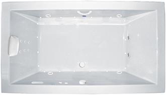 Zen 642 SD 6 Foot Two Person Whirlpool Bathtub, Air Tub and Combination Bathtub