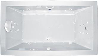 Zen 642 SD 6 FootTwo Person Whirlpool Bathtub, Air Tub and Combination Bathtub