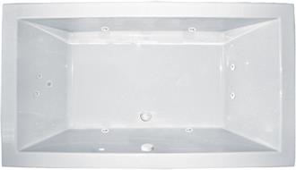 Zen 642 SD 6 Foot Two Person Whirlpool Bathtub, Air Tub and Combination Bathtub