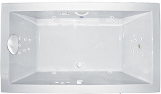Zen 6642 SD  Whirlpool Bathtub Combination Tub and Air Tub