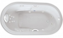 Zen Oval 6636  5 Foot One Bather Whirlpool Bathtub, Air Tub and Combination Bathtub