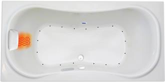 Heavenly 72 Inch Two Person Whirlpool Bathtub, Air Tub and Combination Bathtub