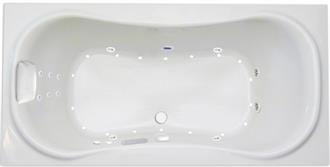 Heavenly 72 inch Two Person Whirlpool Bathtub, Air Tub and Combination Bathtub