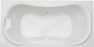 Heavenly 72 Inch Two Person Whirlpool Bathtub, Air Tub and Combination Bathtub