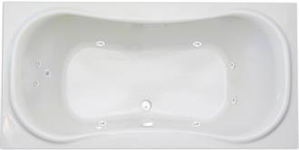 Heavenly 72 Inch 2 Person Whirlpool Bathtub, Air Tub and Combination Bathtub